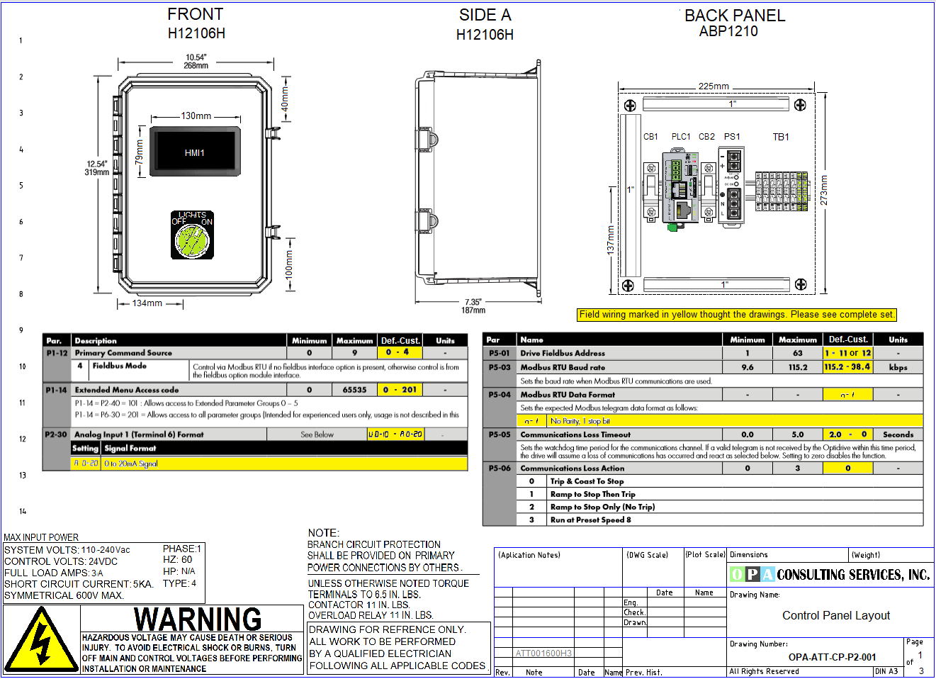 Constant Pressure Pump Controller Drawing ... Free to Download