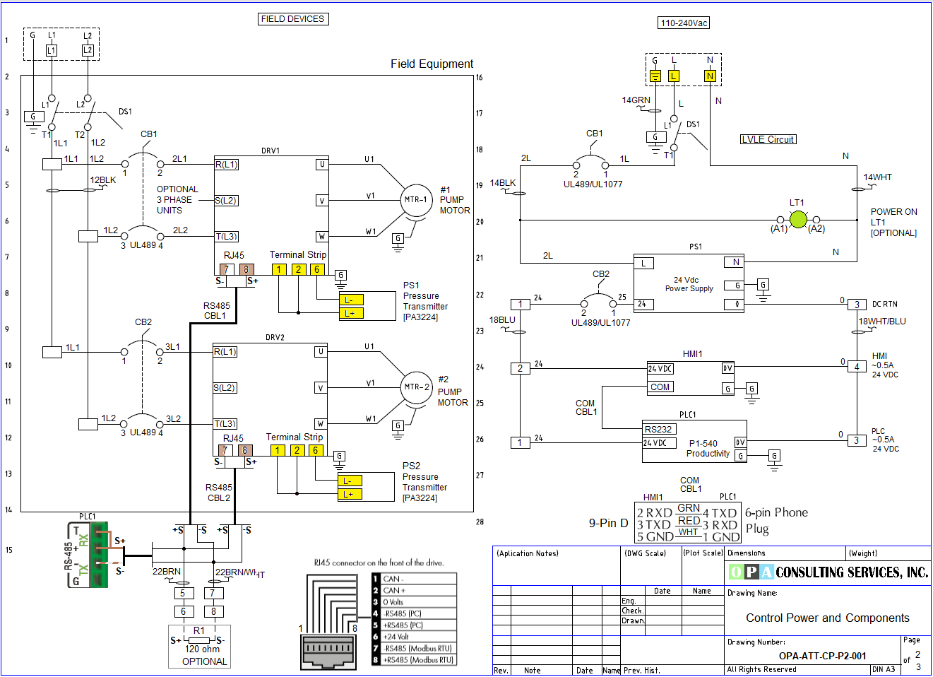 Constant Pressure Pump Controller Drawing ... Free to Download