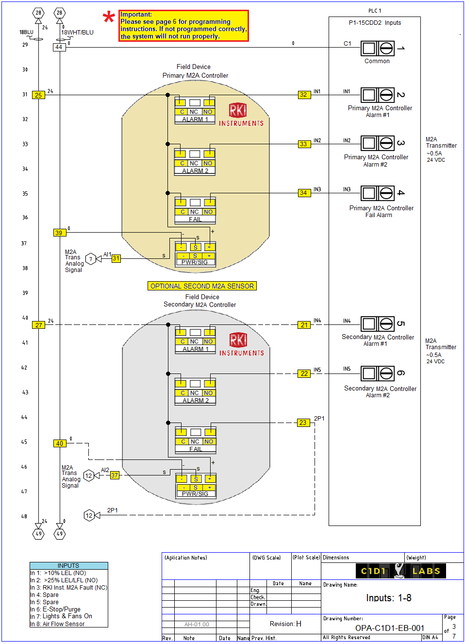 Extraction Booth Controller Drawing ... Free to Download