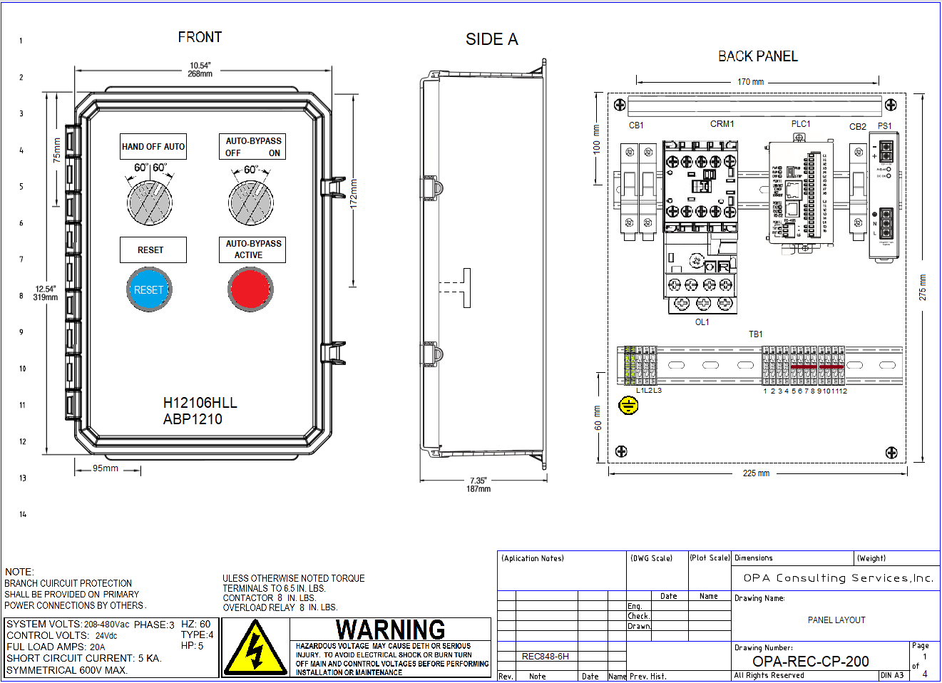 Constant Pressure Pump Controller Drawing ... Free to Download