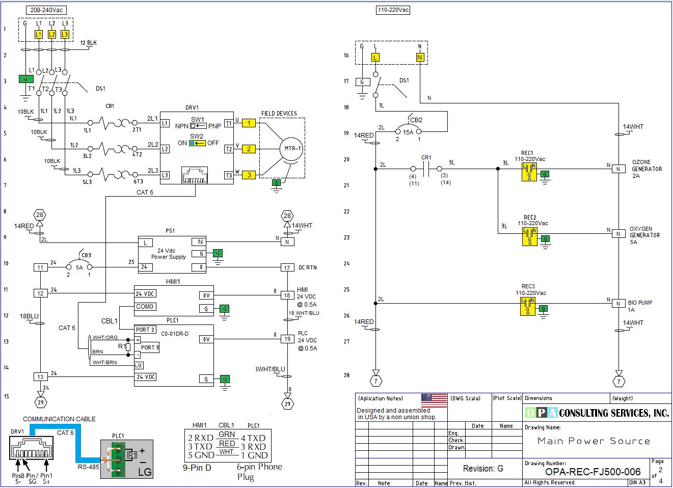 FJ 500 Controller Drawing ... Free to Download