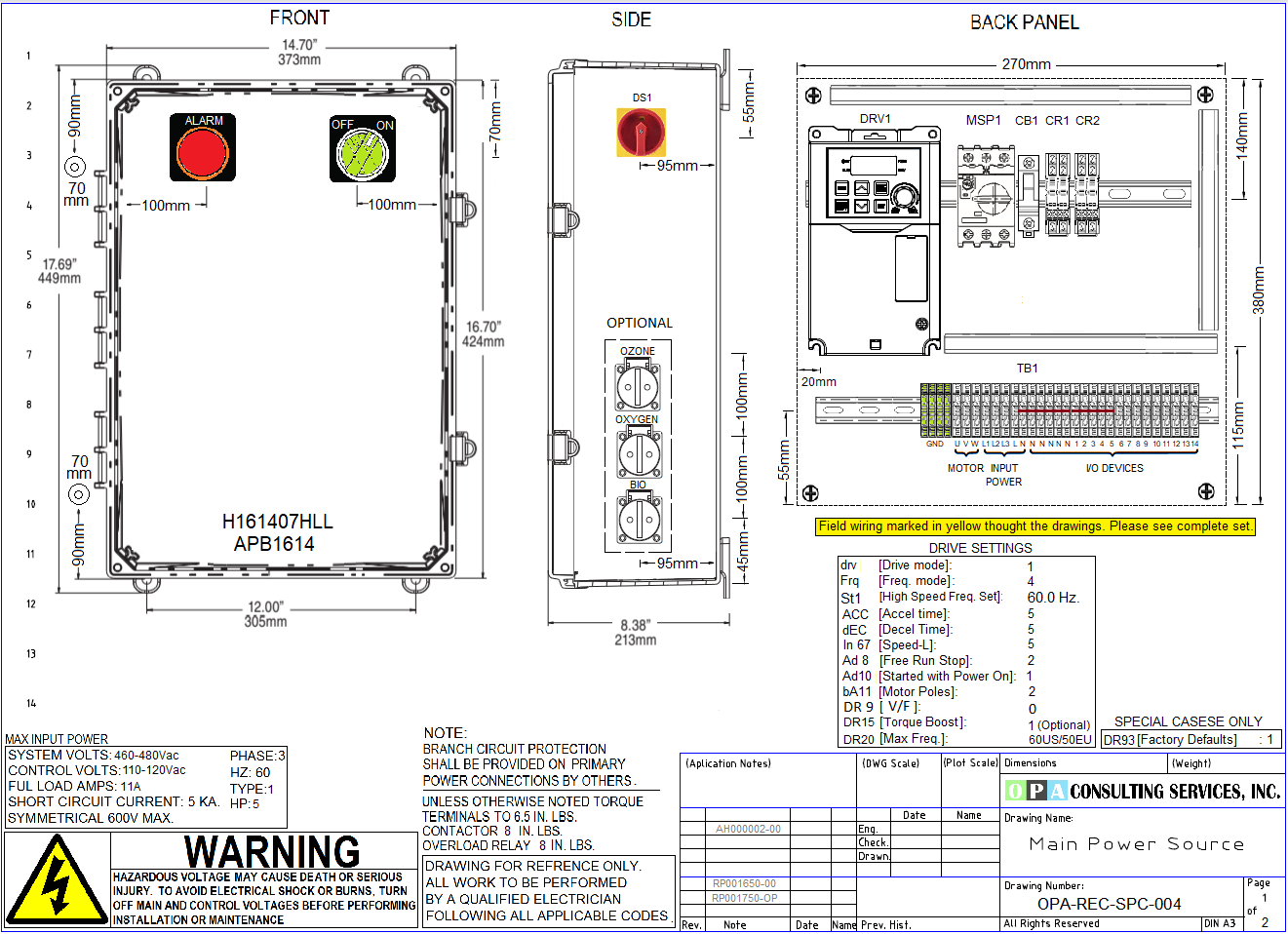 Simple Pump Controller Drawing ... Free to Download