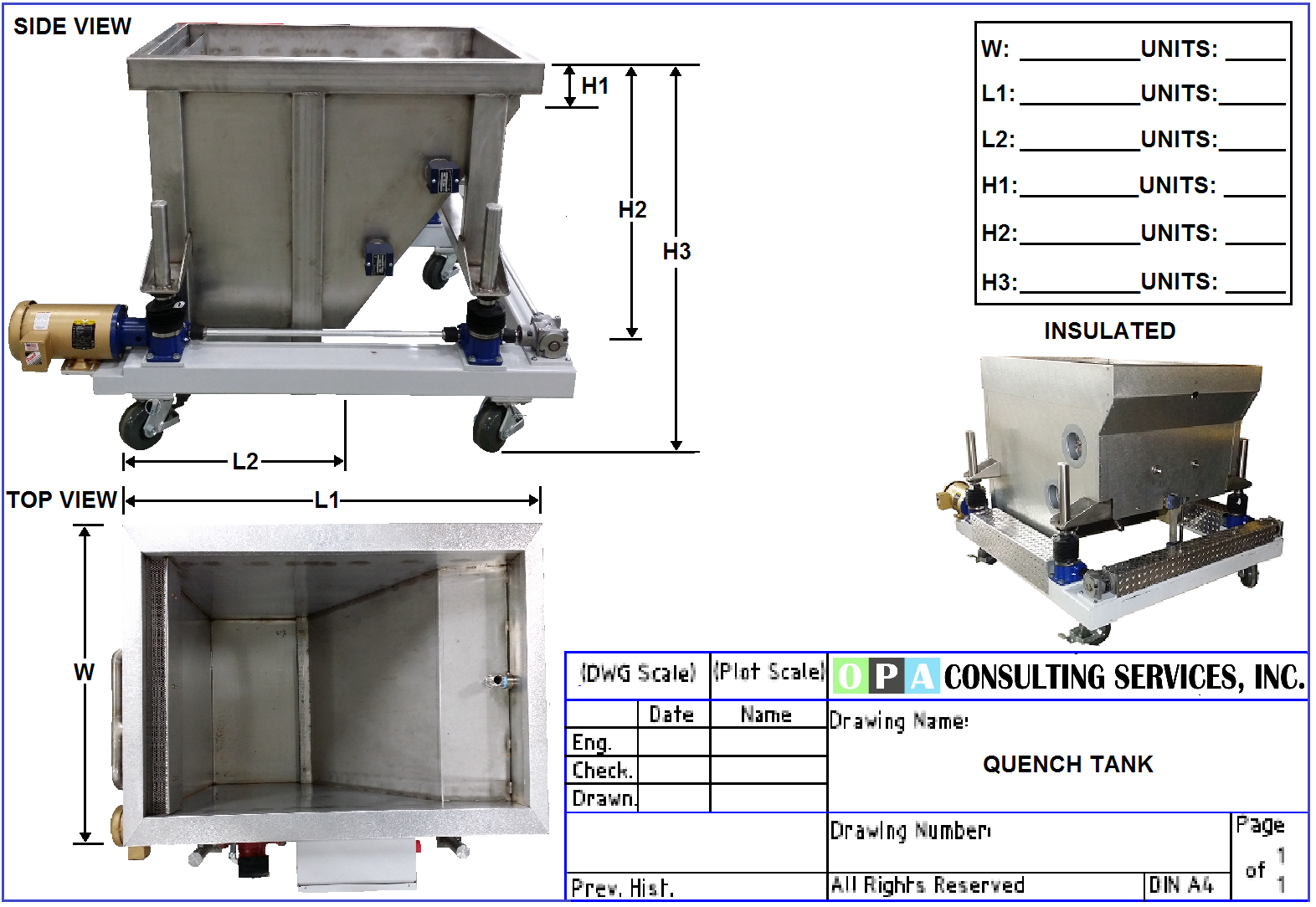 Auxillary Heat Exchanger and Recirculating Tank